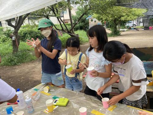 ホウ砂水の入れ具合、水の量…塩梅が難しい！これも実験。