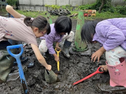 いい感触の泥出来きてる♪